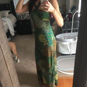 Venus multicolor Maxi crisscross top